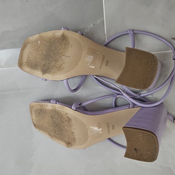 Nine West Women's Purple Strappy Sandals - Picture 3 of 3